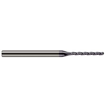 Miniature End Mill - Ball - Long Flute, 0.0470 (3/64), Number Of Flutes: 3